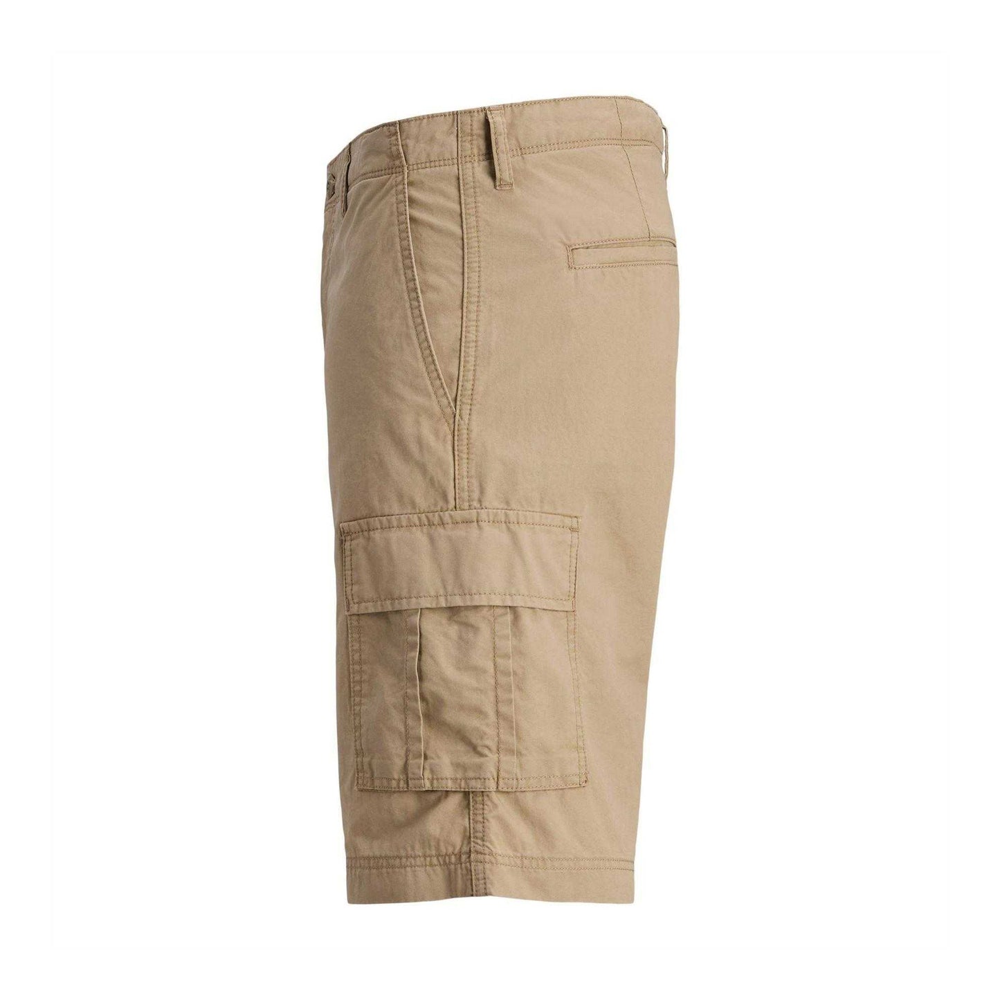 Crockery - Side - Jack And Jones Mens Cotton Blend Tailored Cargo Shorts