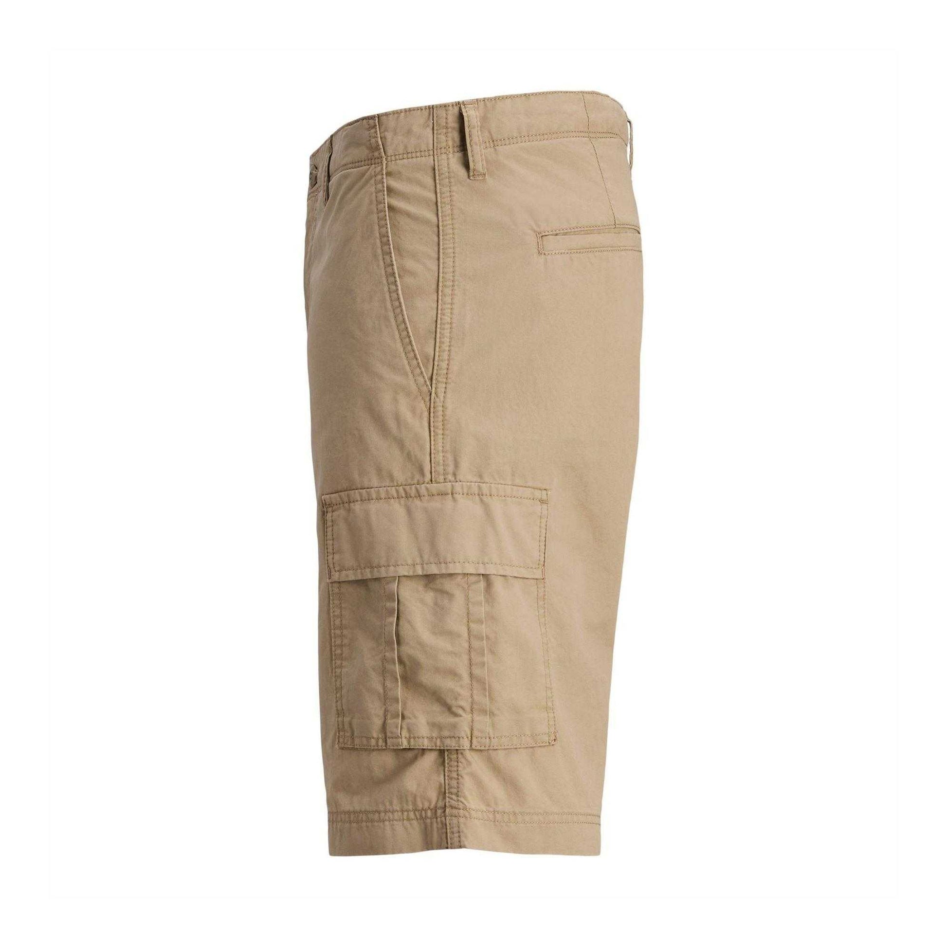 Crockery - Side - Jack And Jones Mens Cotton Blend Tailored Cargo Shorts