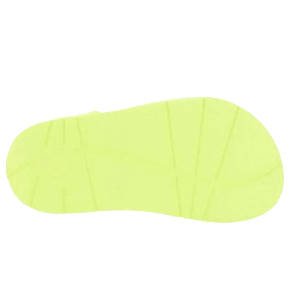 Yellow - Side - FitFlop Girls iQushion Backstrap Ergonomic Sandals