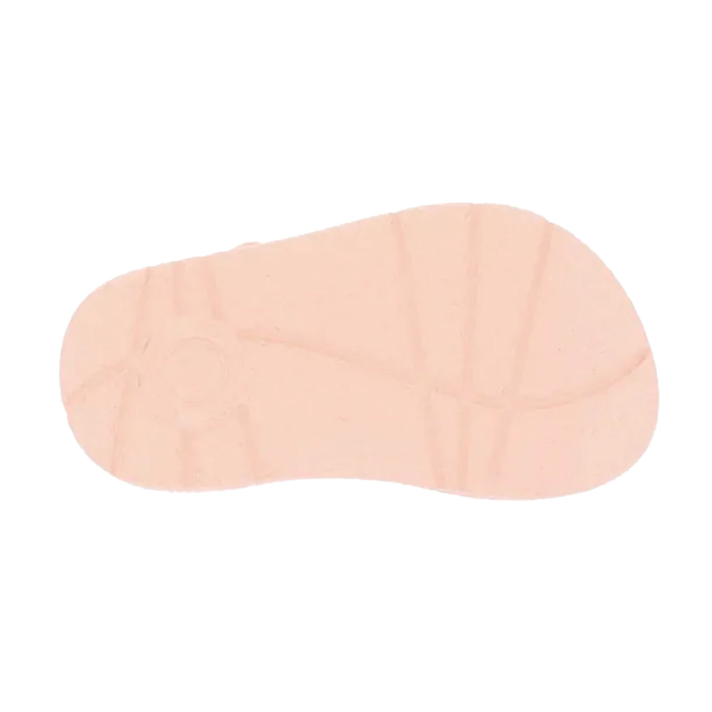 Pink - Side - FitFlop Girls iQushion Backstrap Ergonomic Sandals