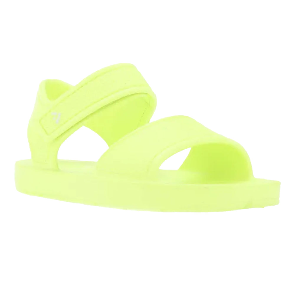 Yellow - Front - FitFlop Girls iQushion Backstrap Ergonomic Sandals
