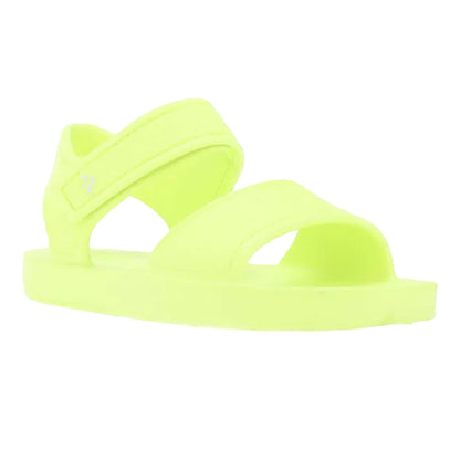 Yellow - Front - FitFlop Girls iQushion Backstrap Ergonomic Sandals
