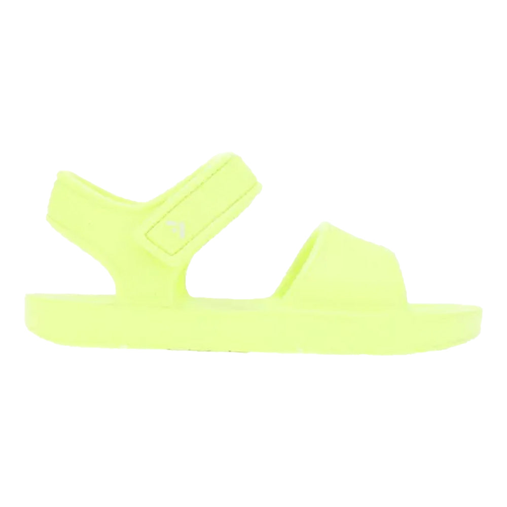 Yellow - Back - FitFlop Girls iQushion Backstrap Ergonomic Sandals