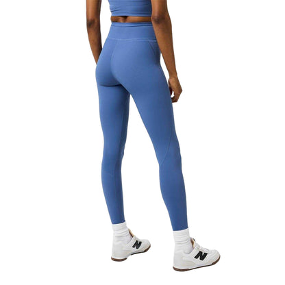 Bijou Blue - Back - USA Pro Womens-Ladies Nylon Seamless High Waist Leggings