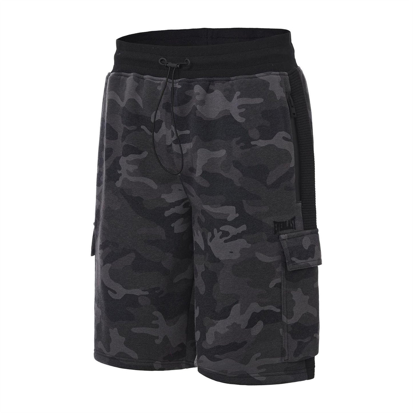 Camo Green - Front - Everlast Mens Brushed Cargo Shorts