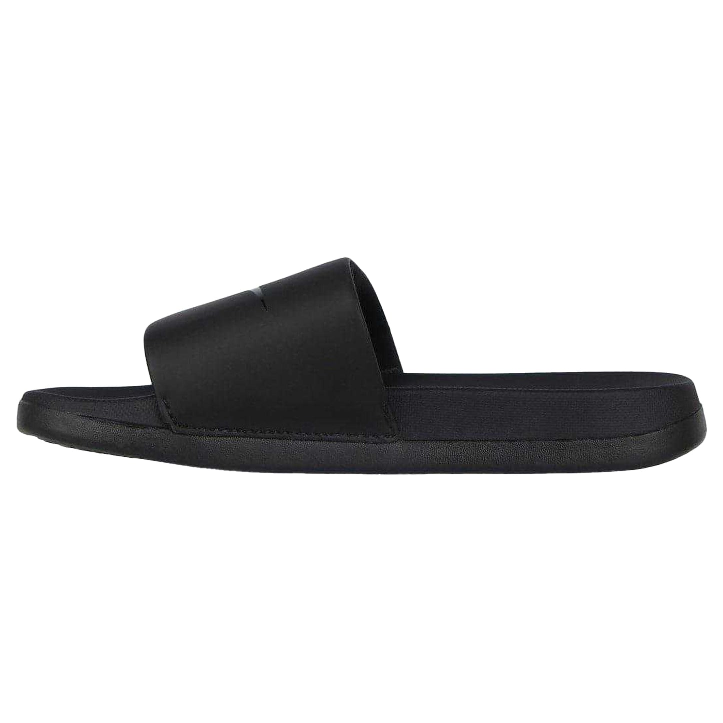 Black - Side - Everlast Childrens-Kids Padded Strap Flat Sliders