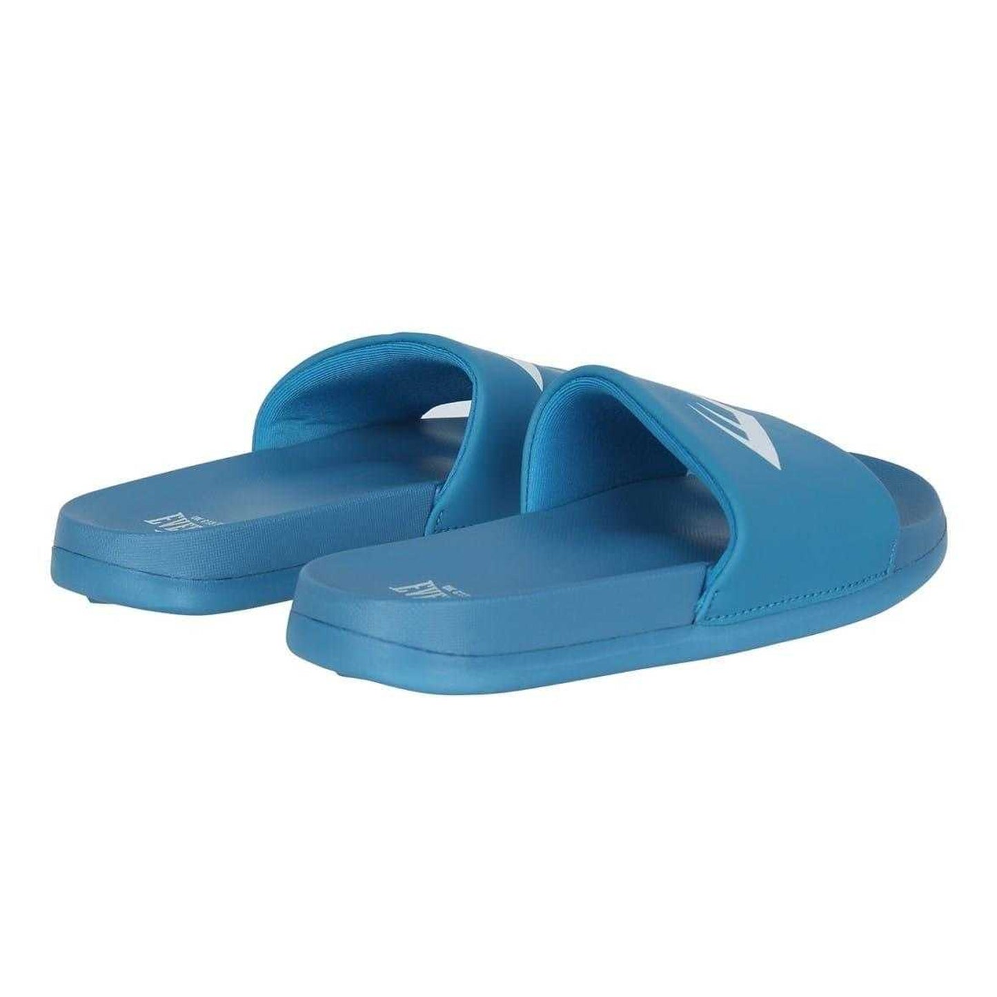 Blue - Back - Everlast Childrens-Kids Padded Strap Flat Sliders