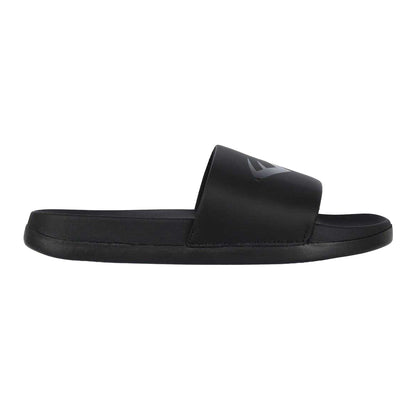 Black - Front - Everlast Childrens-Kids Padded Strap Flat Sliders