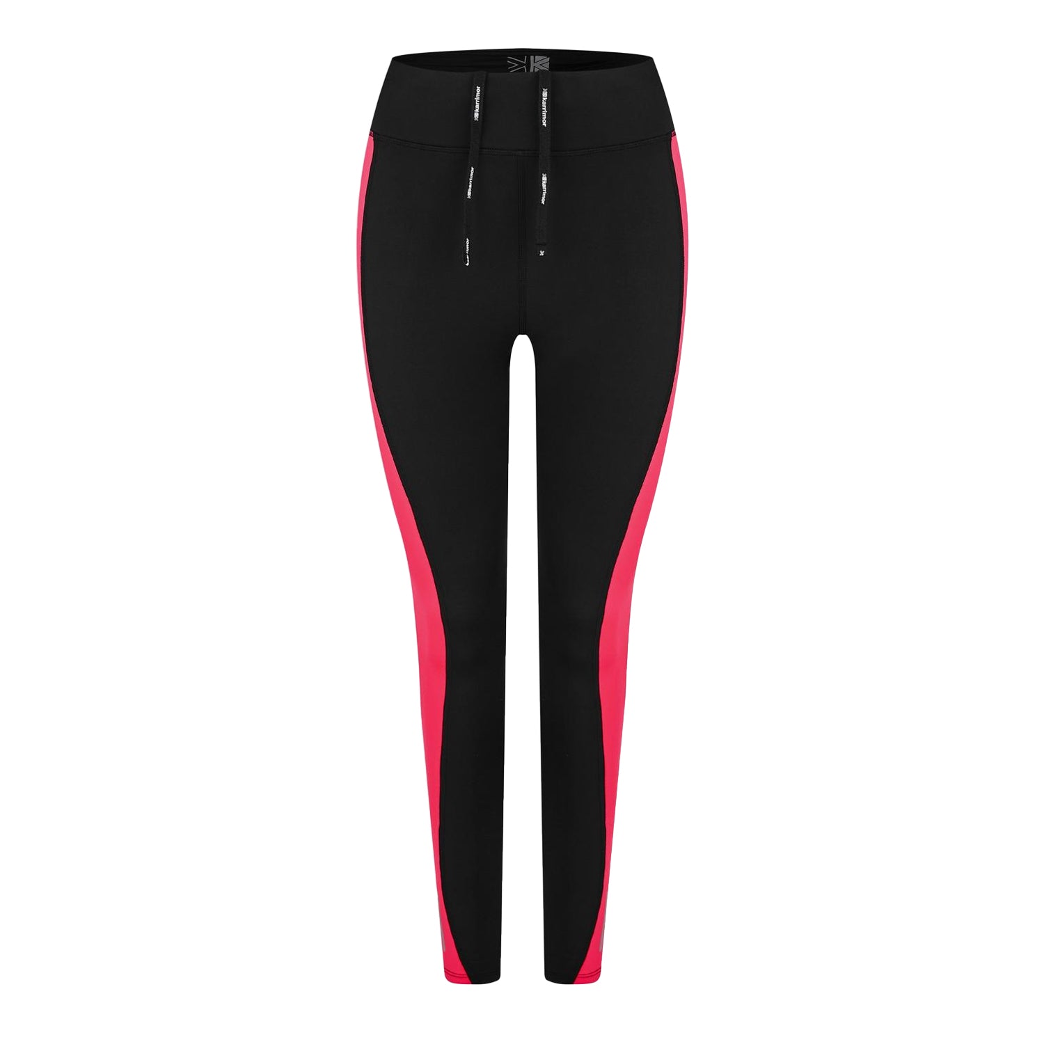 Black-Pink - Front - Karrimor Womens-Ladies Running Tights