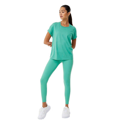 Green - Lifestyle - USA Pro Womens-Ladies Core High Rise Leggings