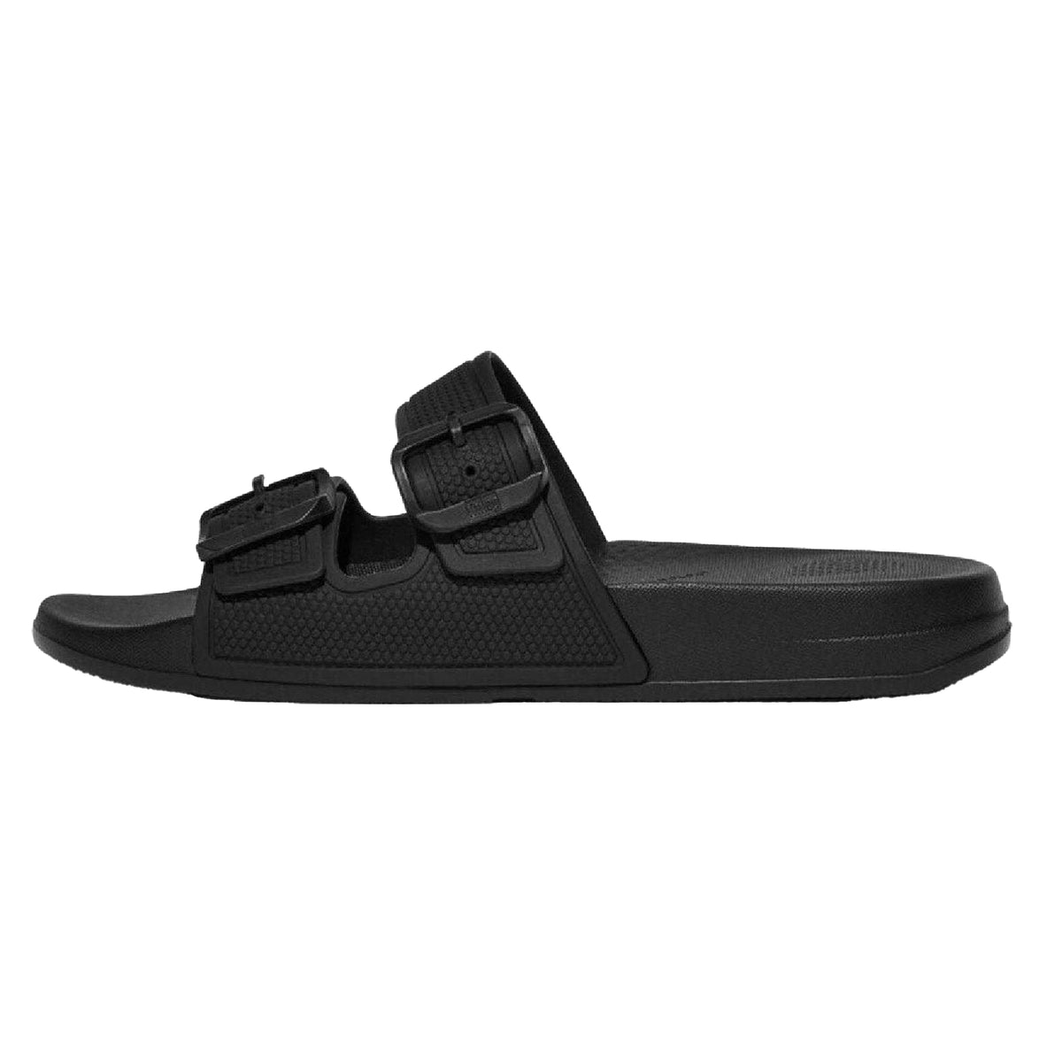 Black - Back - Fit Flop Mens Iqushion Sliders