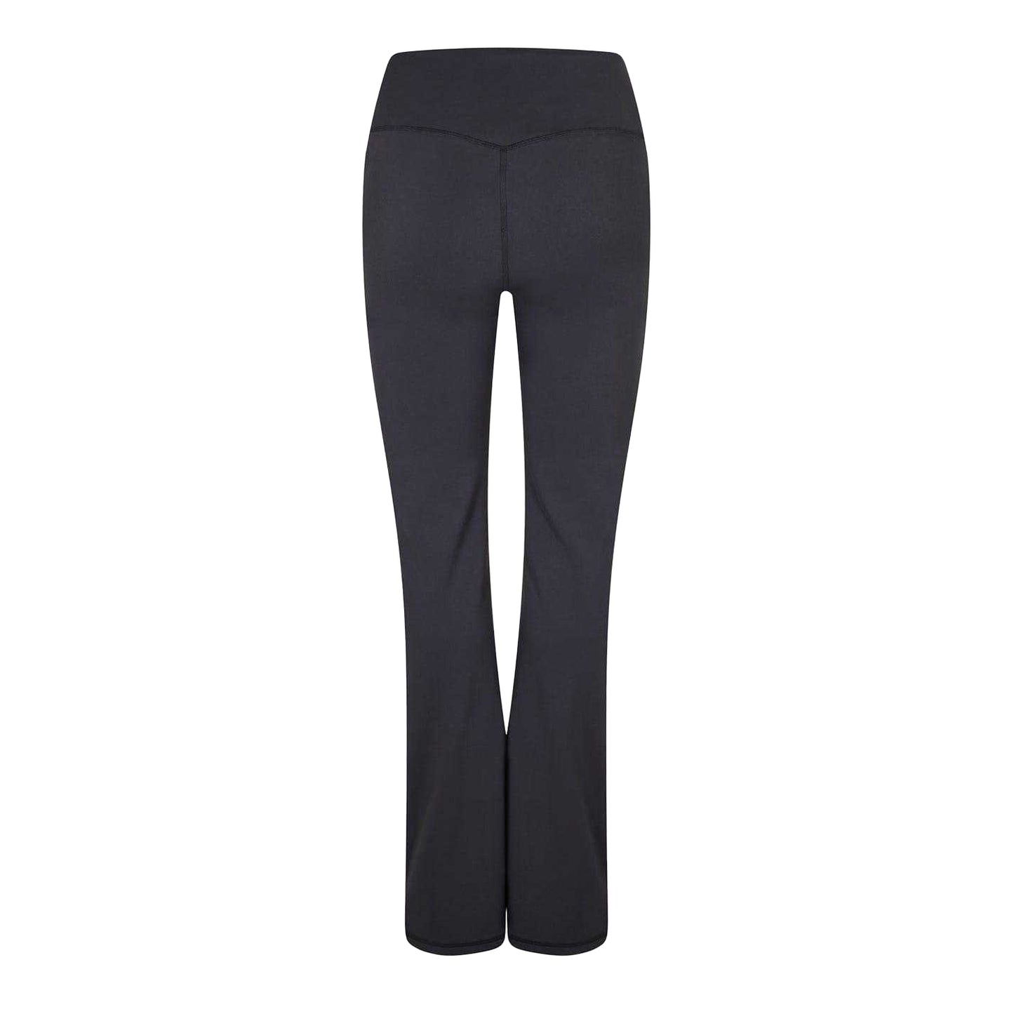 Black - Back - USA Pro Womens-Ladies Flared Leggings
