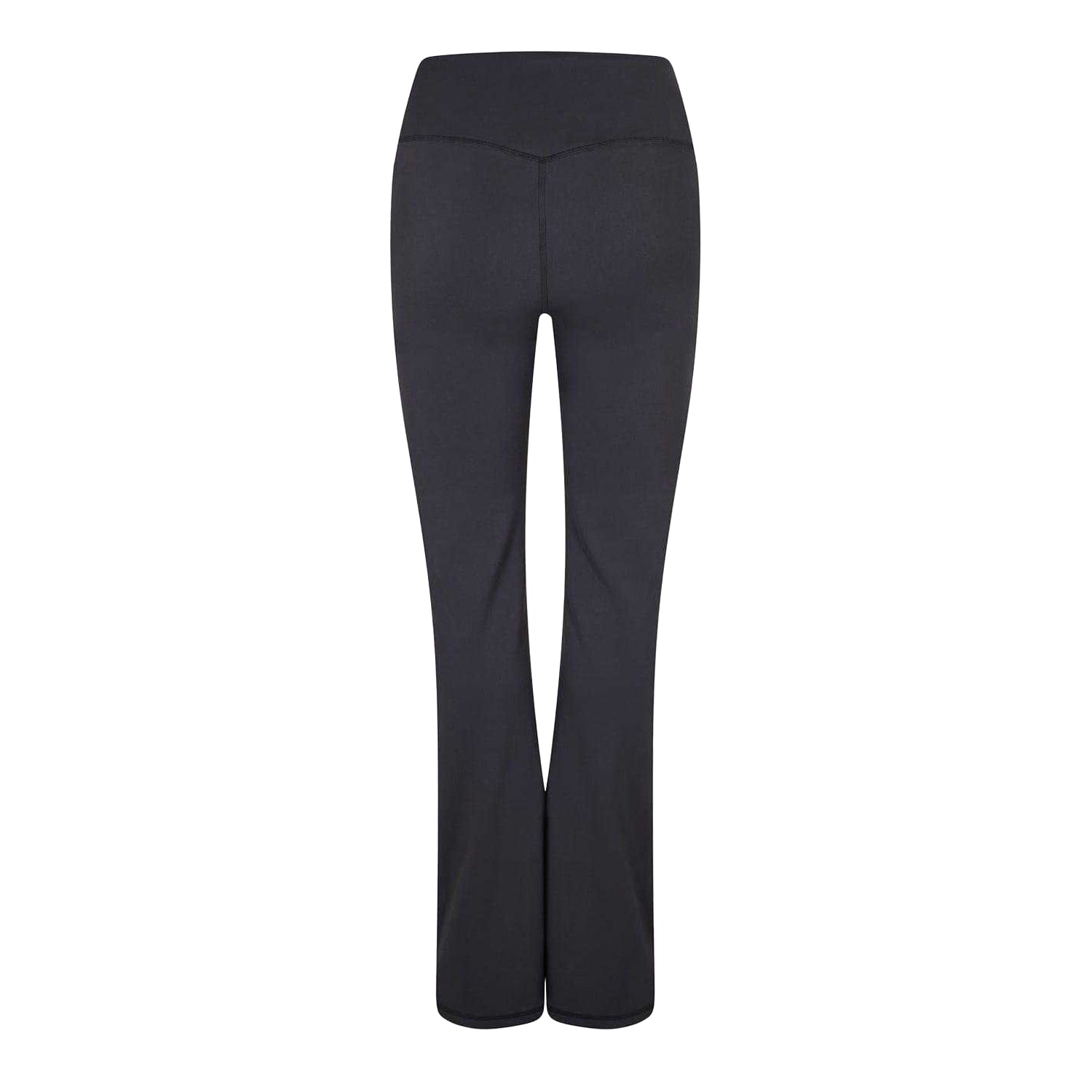 Black - Back - USA Pro Womens-Ladies Flared Leggings