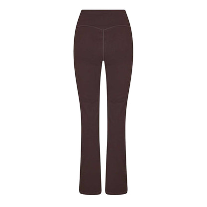Espresso - Back - USA Pro Womens-Ladies Flared Leggings
