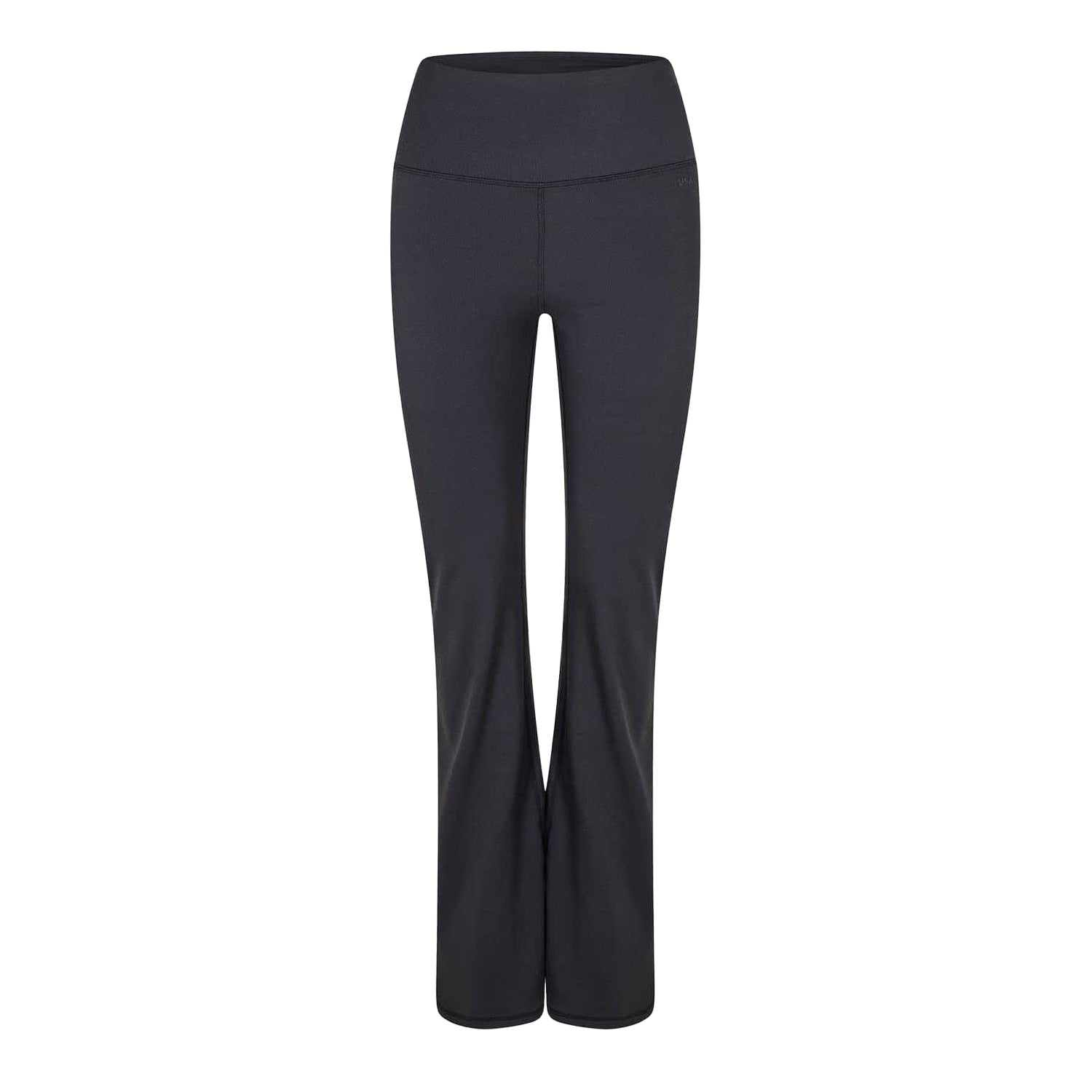 Black - Front - USA Pro Womens-Ladies Flared Leggings