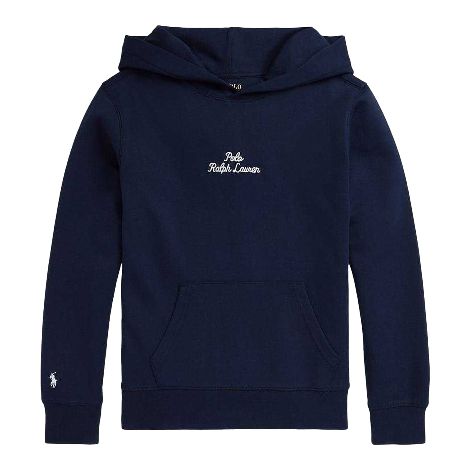 Navy - Front - Ralph Lauren Childrens-Kids Hoodie