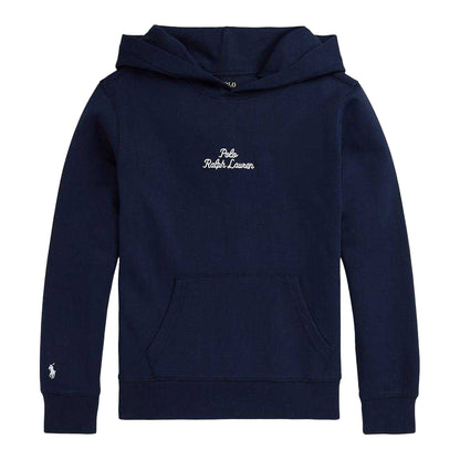 Navy - Front - Ralph Lauren Childrens-Kids Hoodie