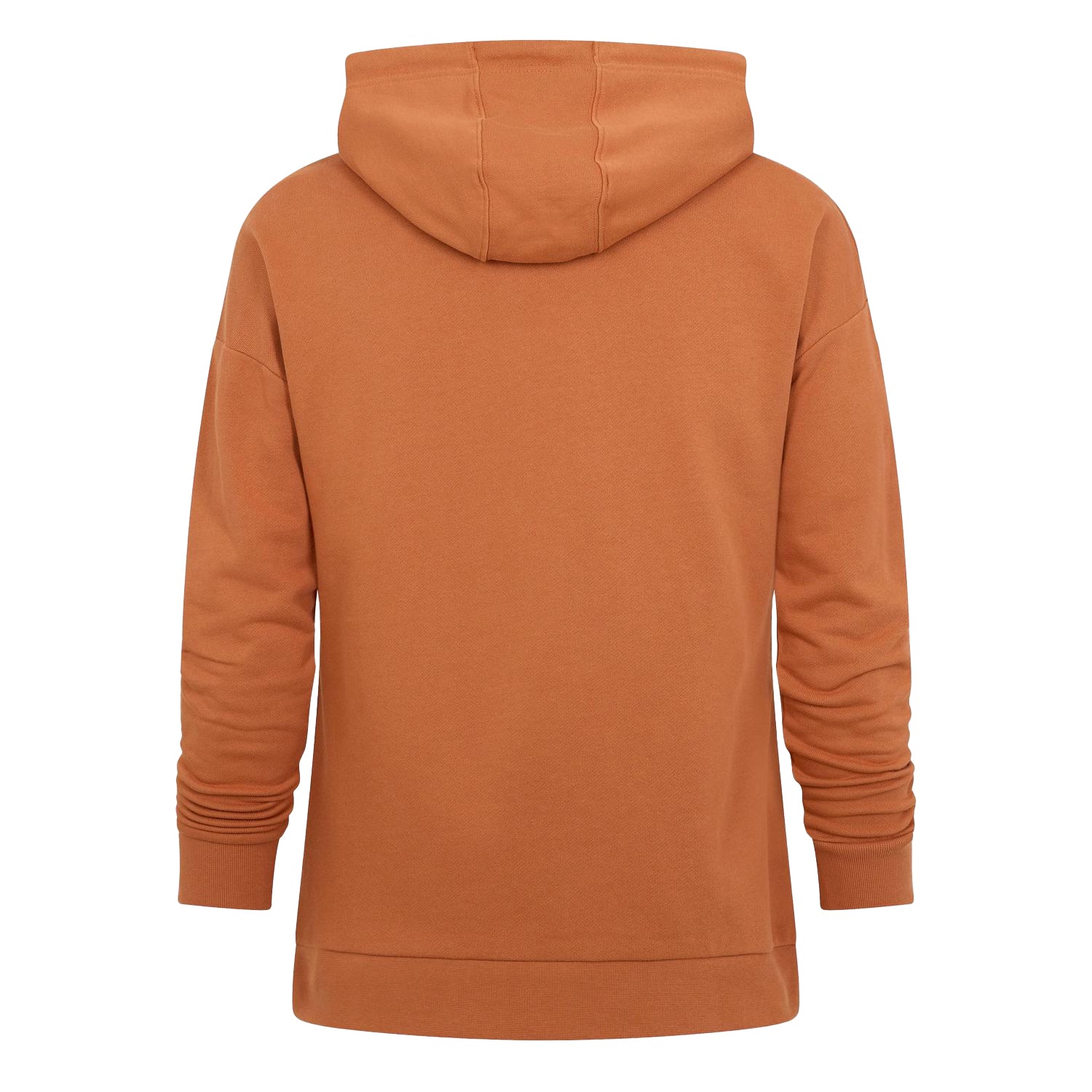 Rusty Orange - Back - Lyle & Scott Womens-Ladies Relaxed Fit Crop Hoodie
