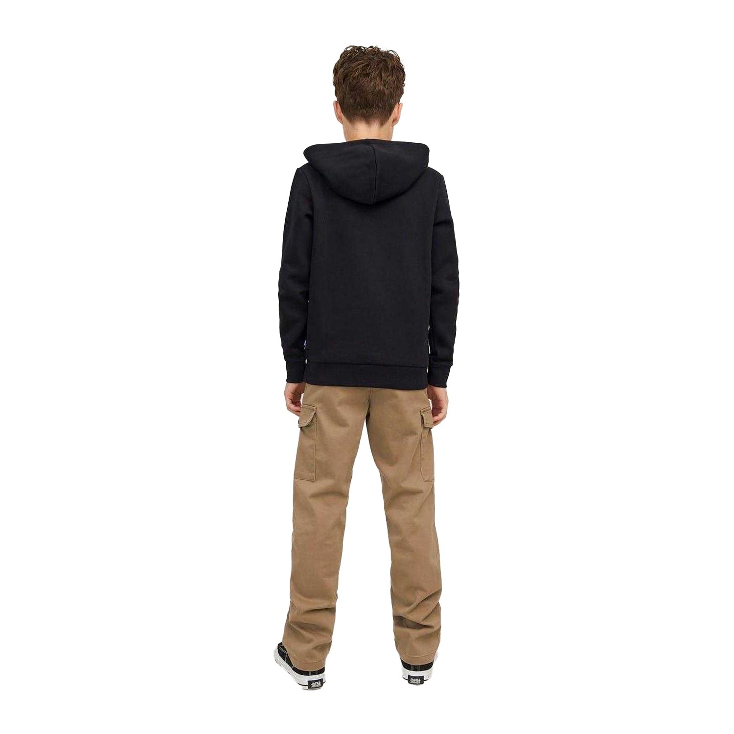 Black - Back - Jack And Jones Boys Play Hoodie