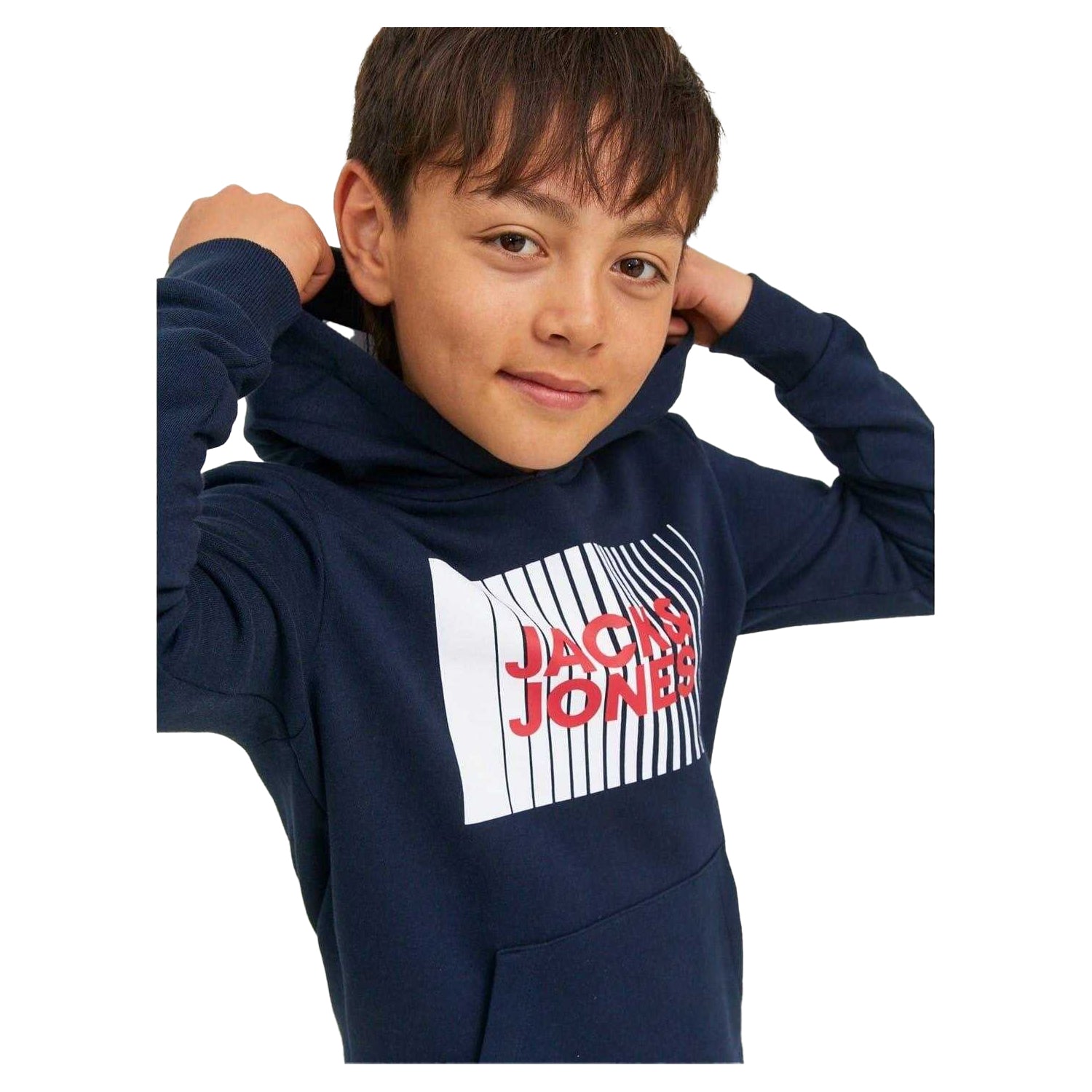 Navy Blazer - Side - Jack And Jones Boys Play Hoodie