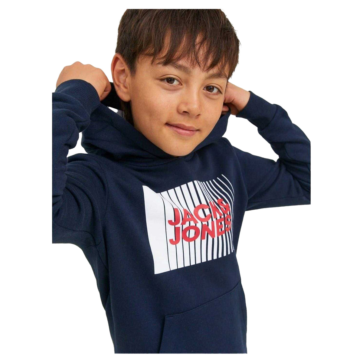 Navy Blazer - Side - Jack And Jones Boys Play Hoodie