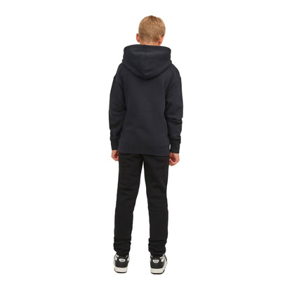 Black - Back - Jack And Jones Boys Fleece Hoodie