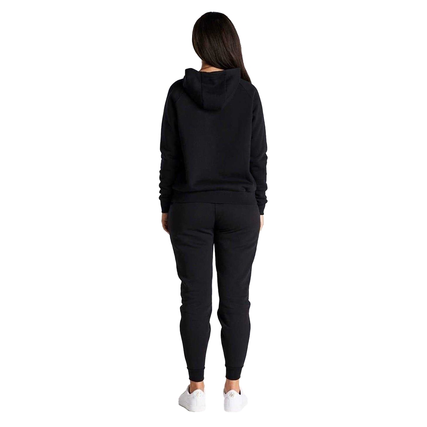 Black - Back - SikSilk Womens-Ladies Regular Pullover Hoodie
