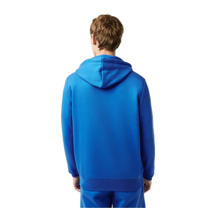 Blue - Back - Lacoste Mens Full Zip Hoodie