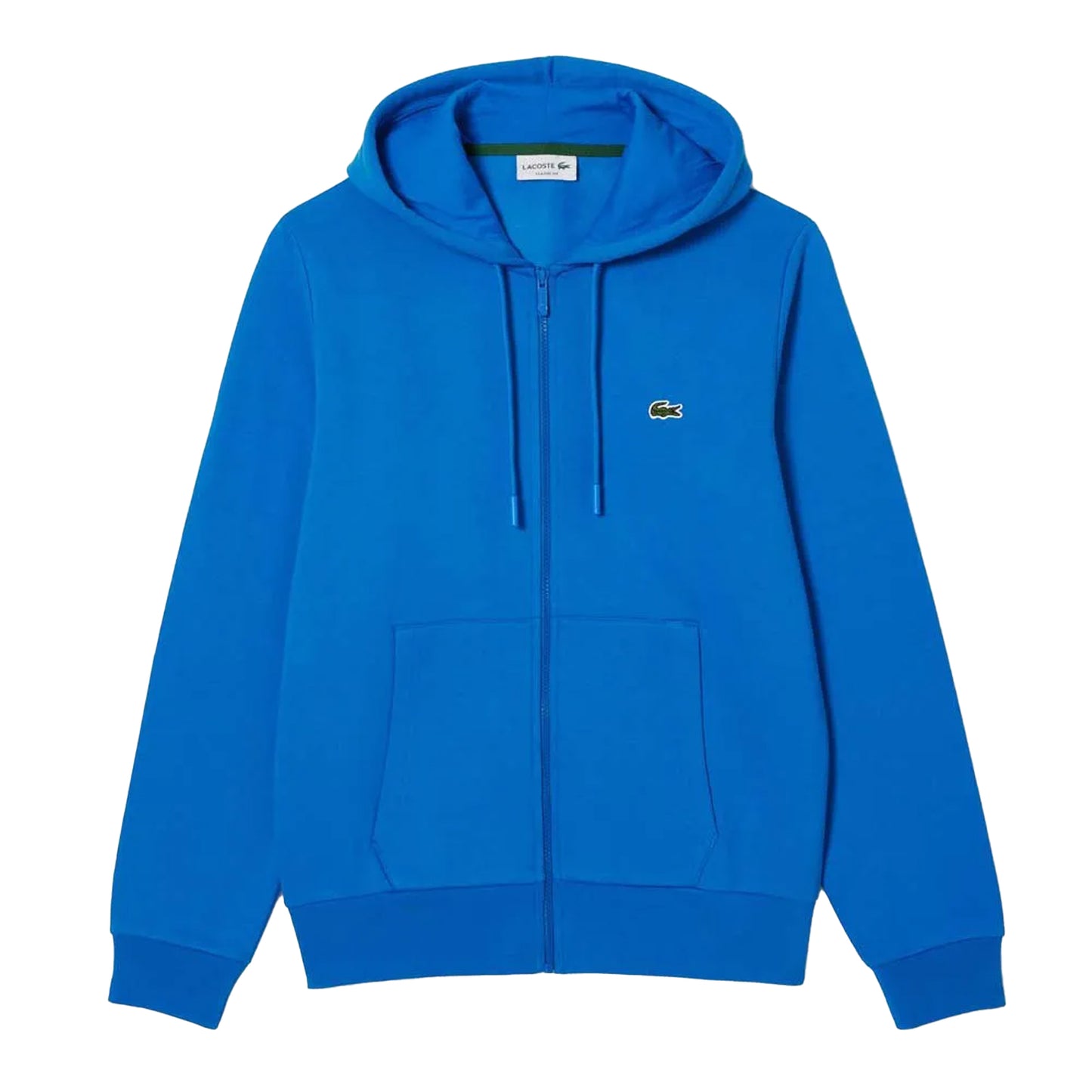 Blue - Front - Lacoste Mens Full Zip Hoodie