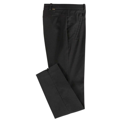 Black - Side - Boss Womens-Ladies Anaita Slim Trousers
