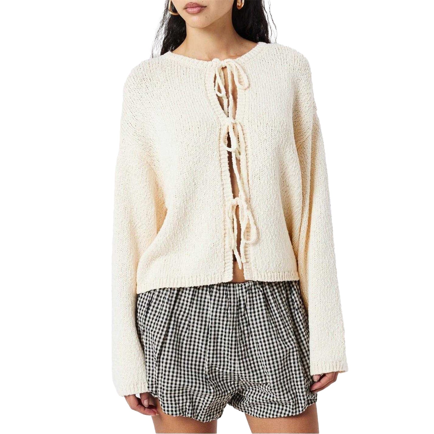 Gardenia - Lifestyle - Edited Womens-Ladies Salma Tie Oversized Cardigan