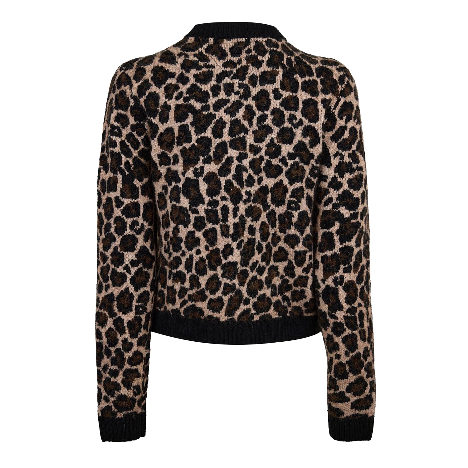 Leopard - Back - Tommy Jeans Womens-Ladies Leopard Print Cardigan