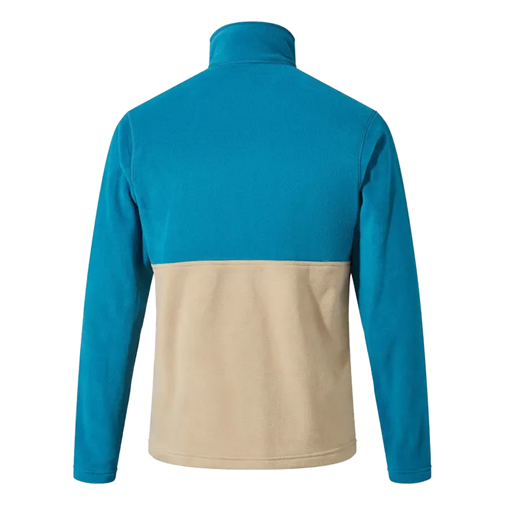 Blue - Back - Berghaus Mens Prism Polartech Half Zip Fleece Top