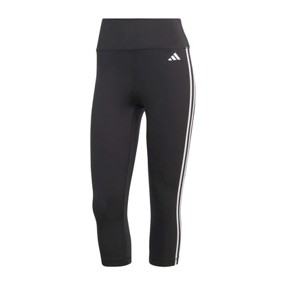Black - Front - Adidas Womens-Ladies Essentials High Waist Training Leggings