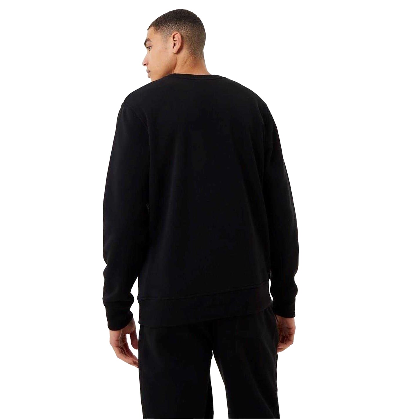 Black - Back - Everlast Mens Premium Sweatshirt