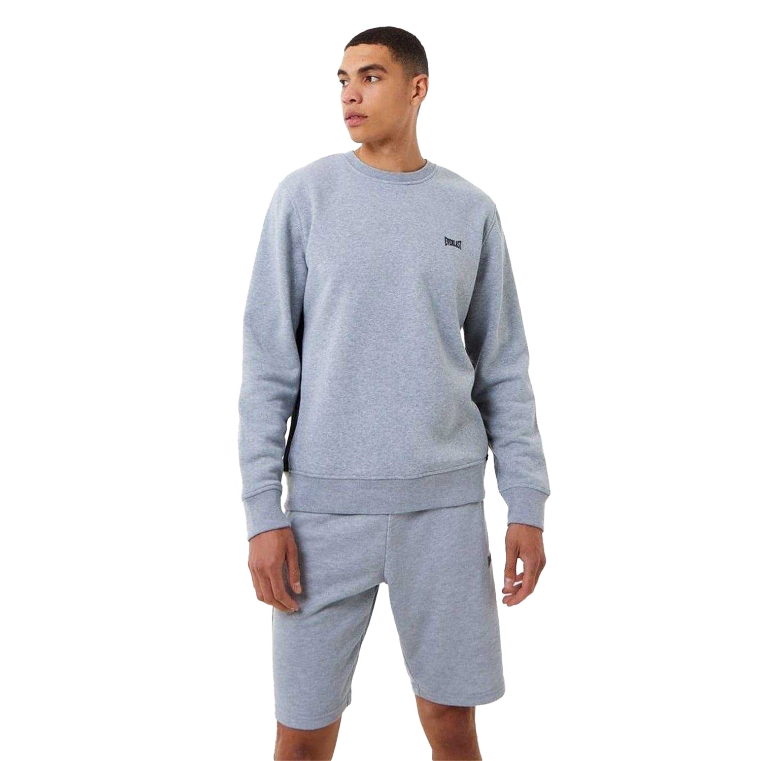 Grey Marl - Front - Everlast Mens Premium Sweatshirt