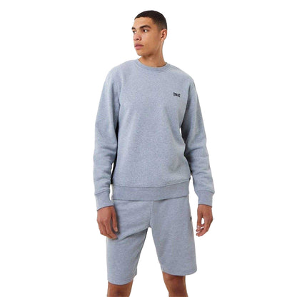 Grey Marl - Front - Everlast Mens Premium Sweatshirt