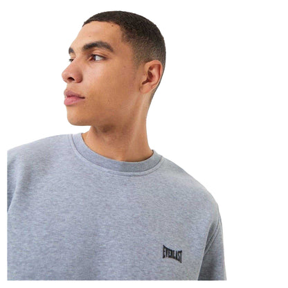 Grey Marl - Side - Everlast Mens Premium Sweatshirt
