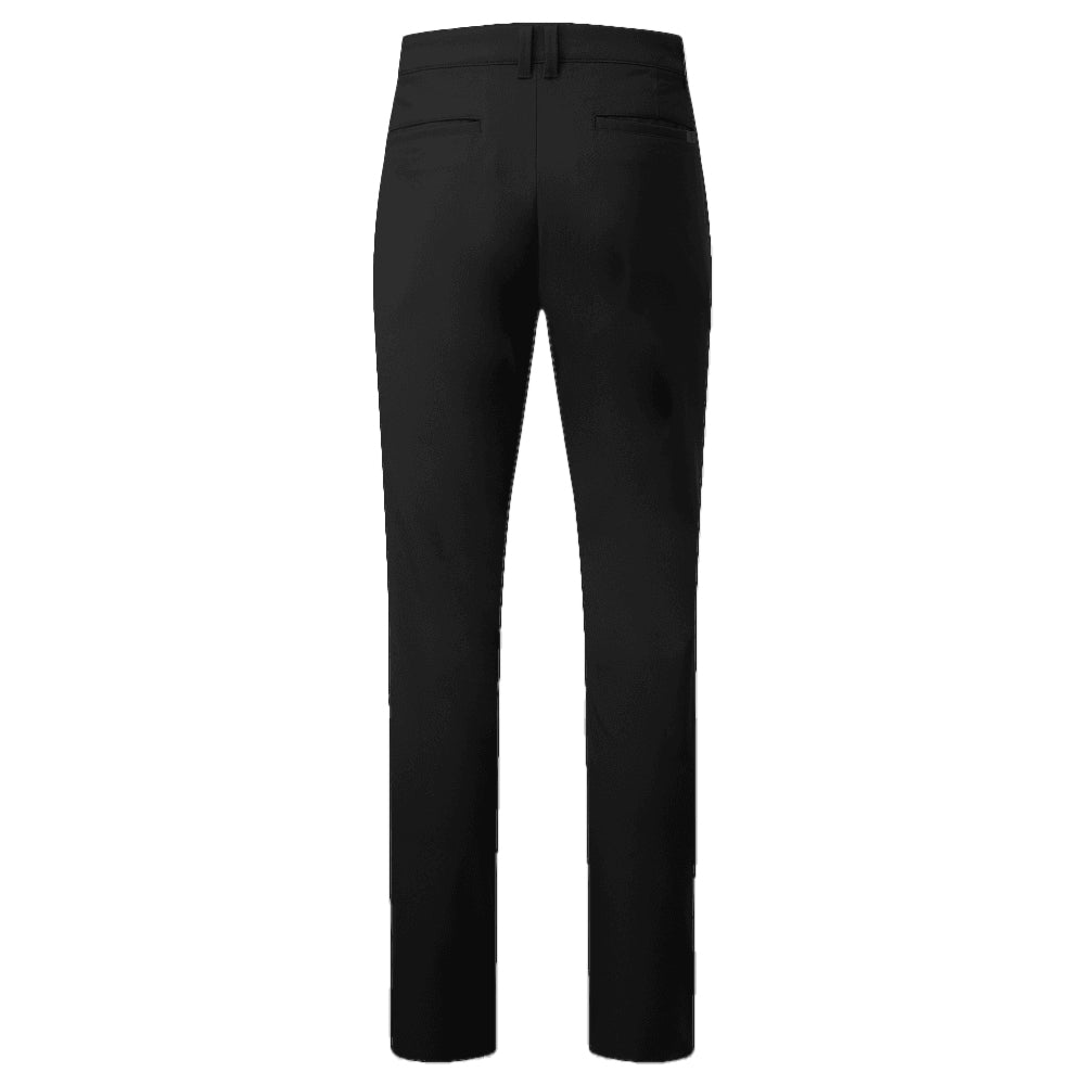 Black - Back - FootJoy Mens Par Tapered Golf Trousers