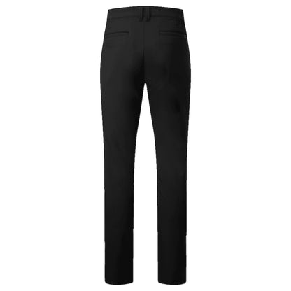 Black - Back - FootJoy Mens Par Tapered Golf Trousers
