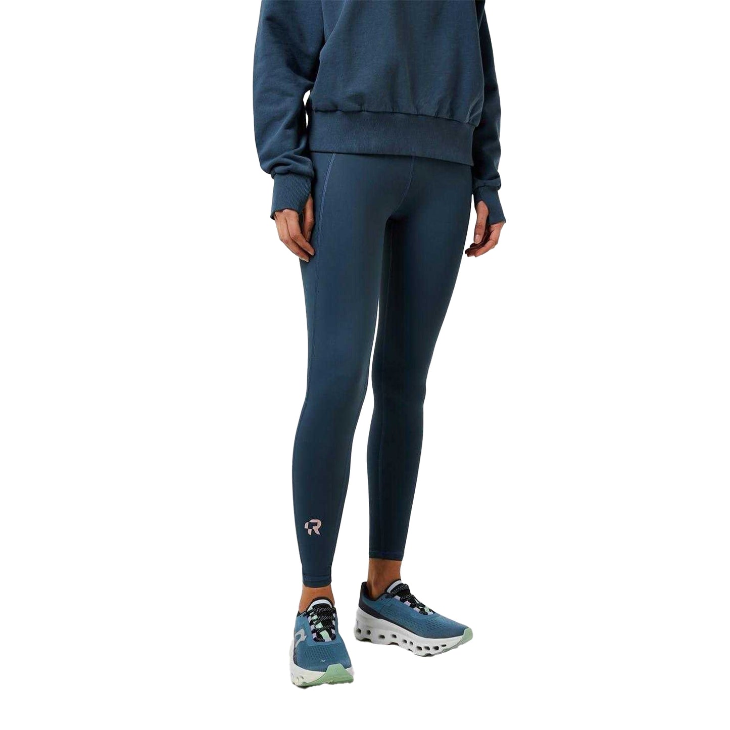 Midnight - Lifestyle - Red Run Womens-Ladies Sculpting Leggings