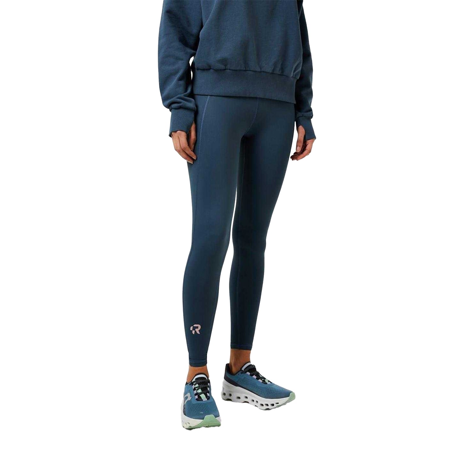 Midnight - Lifestyle - Red Run Womens-Ladies Sculpting Leggings