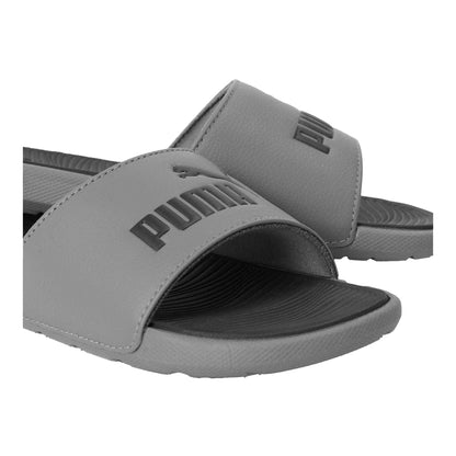 Dark Grey - Lifestyle - Puma Childrens-Kids Cool Cat Sliders