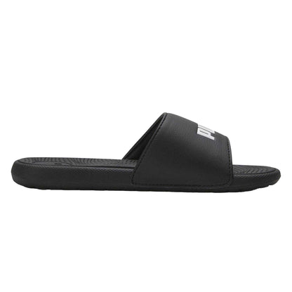 Puma Black - Front - Puma Childrens-Kids Cool Cat Sliders