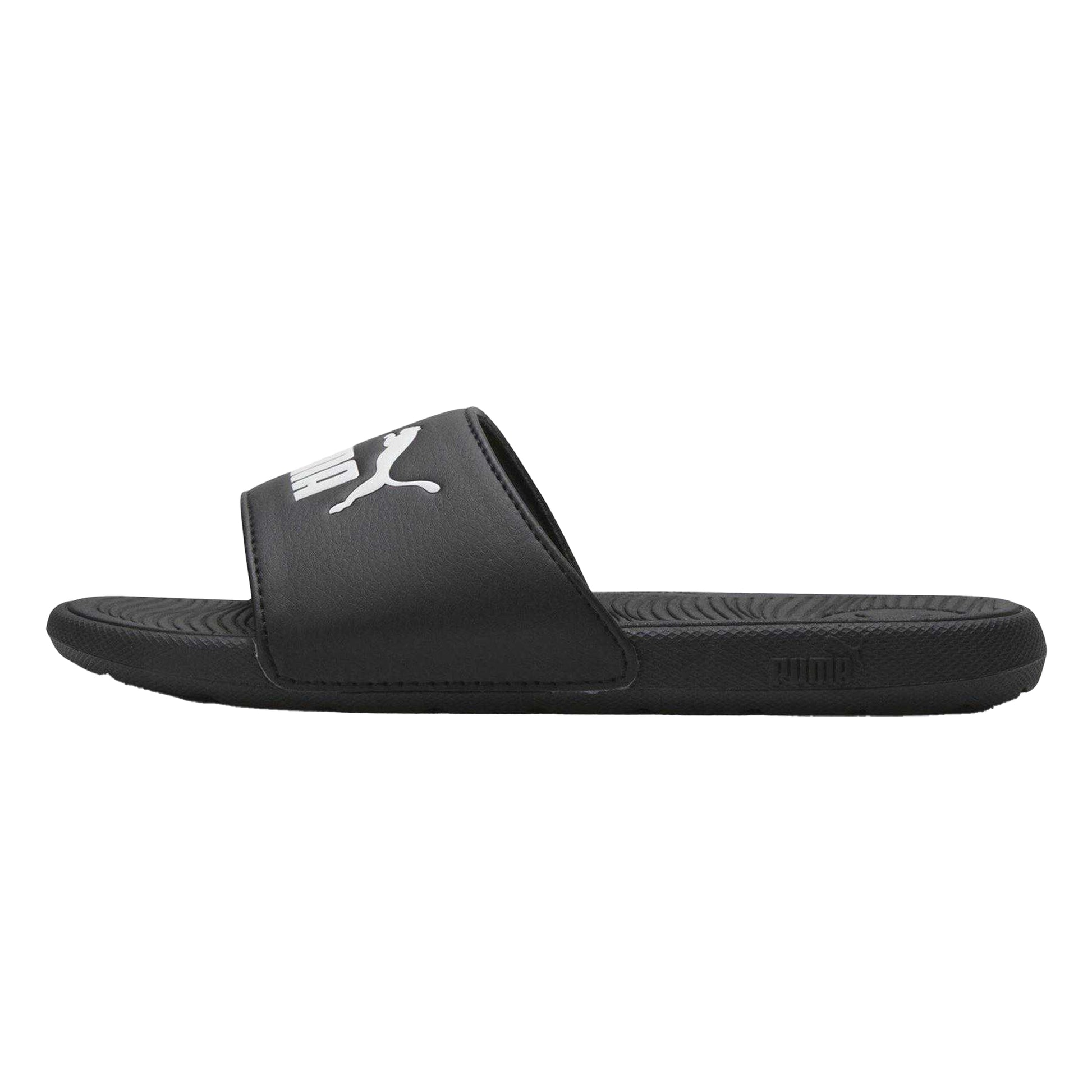 Puma Black - Side - Puma Childrens-Kids Cool Cat Sliders