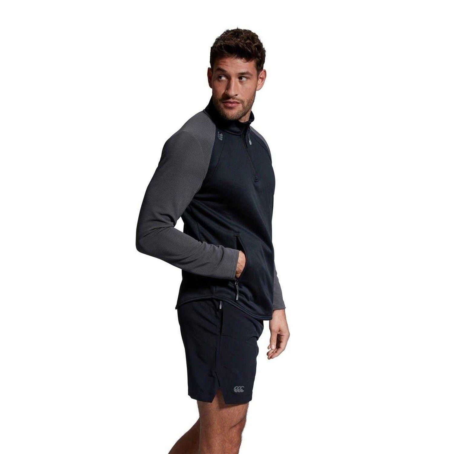 Black - Side - Canterbury Mens Regular Sweatshirt