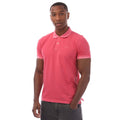 Pink - Front - Gant Mens Sunfaded Rugger Pique Polo Shirt