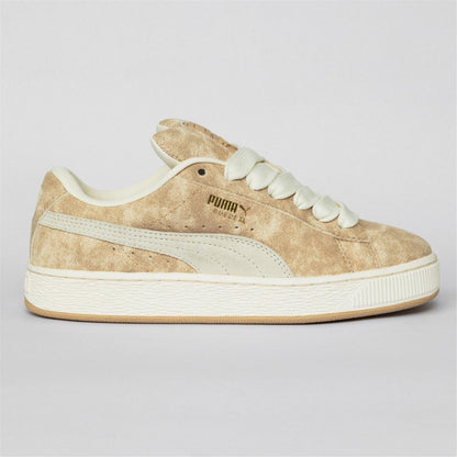 Off White - Side - Puma Womens-Ladies XL Leo Leopard Print Suede Trainers