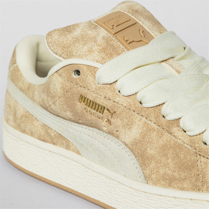 Off White - Lifestyle - Puma Womens-Ladies XL Leo Leopard Print Suede Trainers