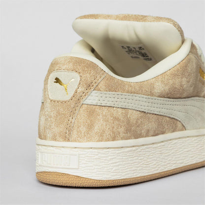 Off White - Pack Shot - Puma Womens-Ladies XL Leo Leopard Print Suede Trainers